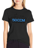 50cc Moped Graphic Tee - Black