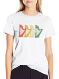 Retro Harp Graphic T-Shirt Music Lover Tee