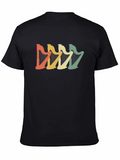 Retro Harp Graphic T-Shirt Music Lover Tee