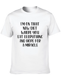 Funny Diet T-Shirt: Im on That New Diet