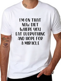 Funny Diet T-Shirt: Im on That New Diet