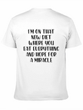 Funny Diet T-Shirt: Im on That New Diet
