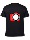 Camera Graphic Tee - Black Short Sleeve