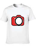 Camera Graphic Tee - Black Short Sleeve
