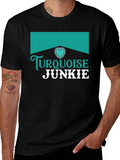 Turquoise Junkie Graphic Tee