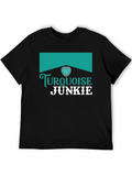 Turquoise Junkie Graphic Tee