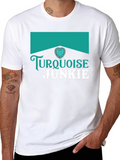 Turquoise Junkie Graphic Tee