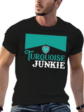 Turquoise Junkie Graphic Tee