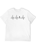 Paddle Board Heartbeat T-Shirt - Black