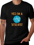 Yes Im A Tattoo Artist Graphic Tee