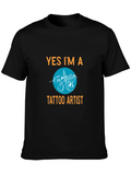 Yes Im A Tattoo Artist Graphic Tee