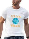 Yes Im A Tattoo Artist Graphic Tee