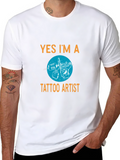 Yes Im A Tattoo Artist Graphic Tee