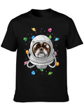 Dog Astronaut T-Shirt - Space Pet Design