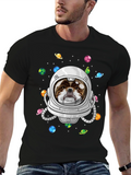 Dog Astronaut T-Shirt - Space Pet Design