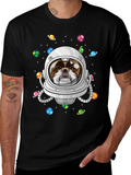 Dog Astronaut T-Shirt - Space Pet Design