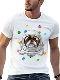 Dog Astronaut T-Shirt - Space Pet Design