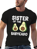 Sister of the Babycado Funny Avocado T-Shirt