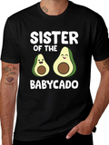 Sister of the Babycado Funny Avocado T-Shirt