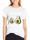 Sister of the Babycado Funny Avocado T-Shirt