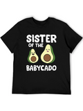 Sister of the Babycado Funny Avocado T-Shirt