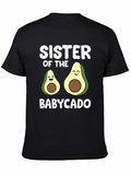 Sister of the Babycado Funny Avocado T-Shirt