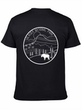 Glacier National Park T-Shirt Black Graphic Tee