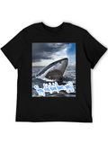 Shark Dinner T-Shirt - Funny Ocean Lover Tee