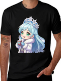 Anime Winter Princess T-Shirt - Coffee Lover Tee