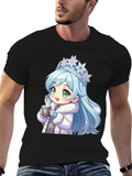 Anime Winter Princess T-Shirt - Coffee Lover Tee