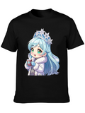 Anime Winter Princess T-Shirt - Coffee Lover Tee