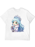 Anime Winter Princess T-Shirt - Coffee Lover Tee
