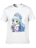Anime Winter Princess T-Shirt - Coffee Lover Tee