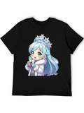 Anime Winter Princess T-Shirt - Coffee Lover Tee