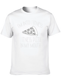 Fitness Pizza T-Shirt - Funny Workout Tee
