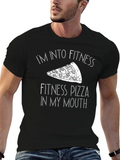 Fitness Pizza T-Shirt - Funny Workout Tee