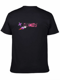 Deimos Graphic Tee - Black Cotton Blend