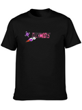 Deimos Graphic Tee - Black Cotton Blend