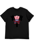 Patriotic Moose Tee - USA Pride