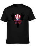 Patriotic Moose Tee - USA Pride