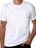 Funny Math T-Shirt: 5 Out Of 4 People Problem