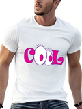 Cool Cartoon Eyes Graphic T-Shirt