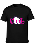 Cool Cartoon Eyes Graphic T-Shirt