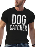 Dog Catcher Tee - Novelty Graphic T-Shirt