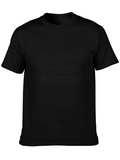 Statement Black T-Shirt