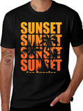 Sunset Los Angeles Graphic T-Shirt