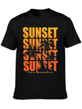Sunset Los Angeles Graphic T-Shirt
