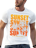 Sunset Los Angeles Graphic T-Shirt