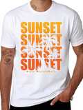 Sunset Los Angeles Graphic T-Shirt