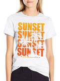 Sunset Los Angeles Graphic T-Shirt